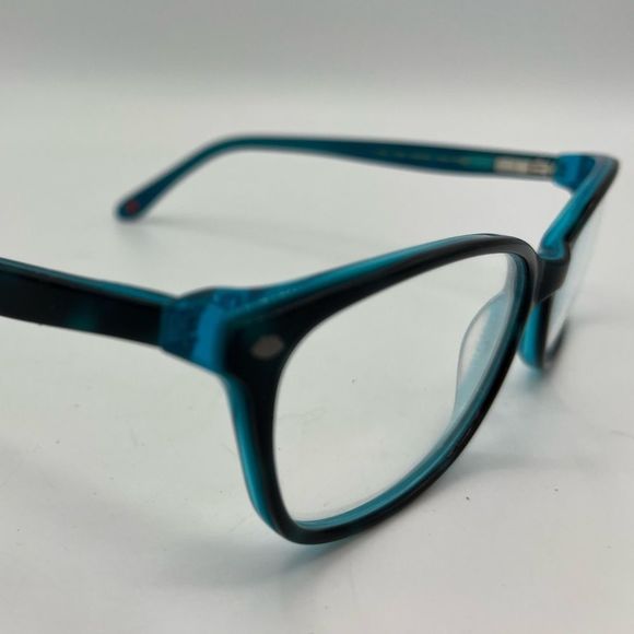 NEW LULU GUINESS BLACK & TRAL GLASSES L208
